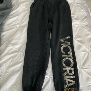 Dark grey Victoria Secret sweat pants